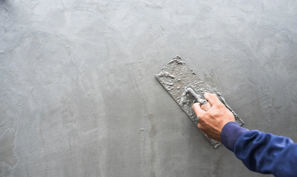 Heat-damaged plaster repair Lara